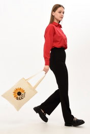 Zoozie Bags Bolso Tote Crema 35 x 40 cm
